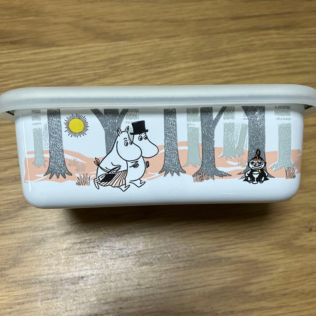 ムーミン　インザフォレスト　浅型角容器M・L キャニスターS セット