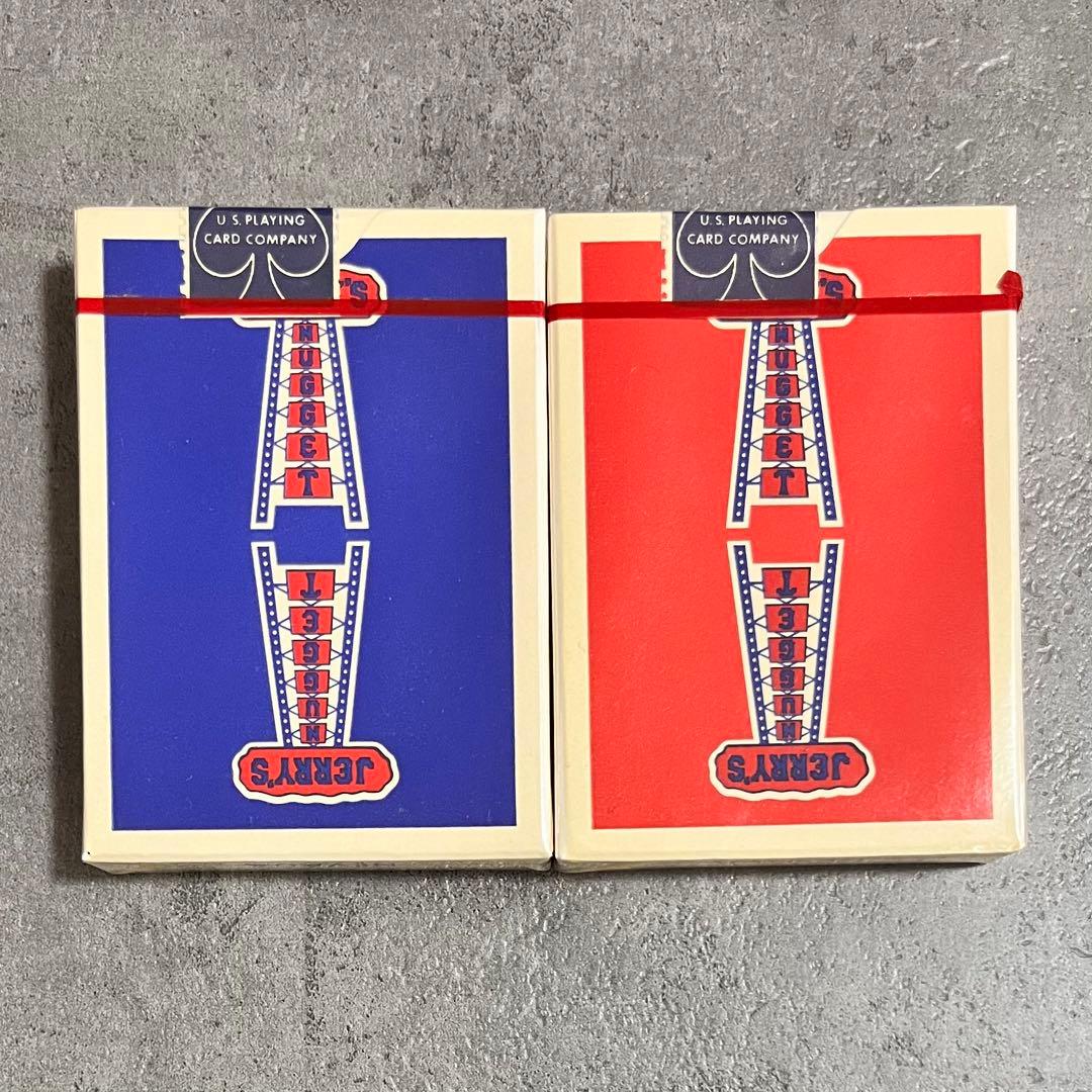 Jerry's nugget 本物　赤青1個づつ　ジェリーズナゲット　トランプ