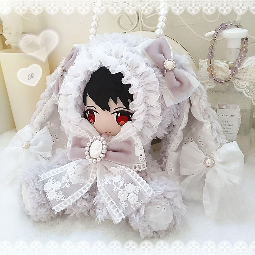 14〜16cm お座り型 ぬい服 垂れ耳うさぎ 着ぐるみ ともぬい 新衣装