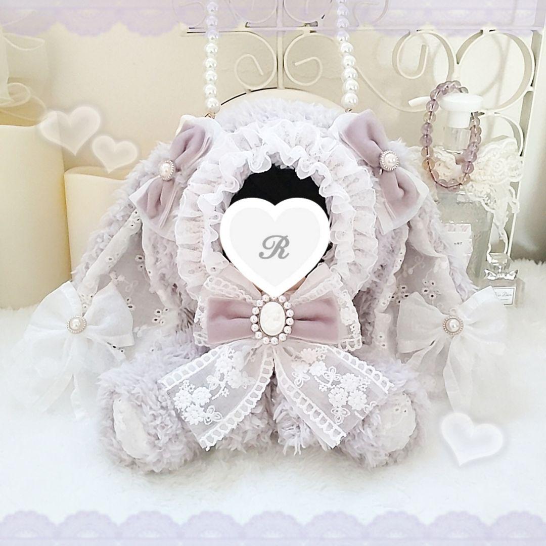 14〜16cm お座り型 ぬい服 垂れ耳うさぎ 着ぐるみ ともぬい 新衣装