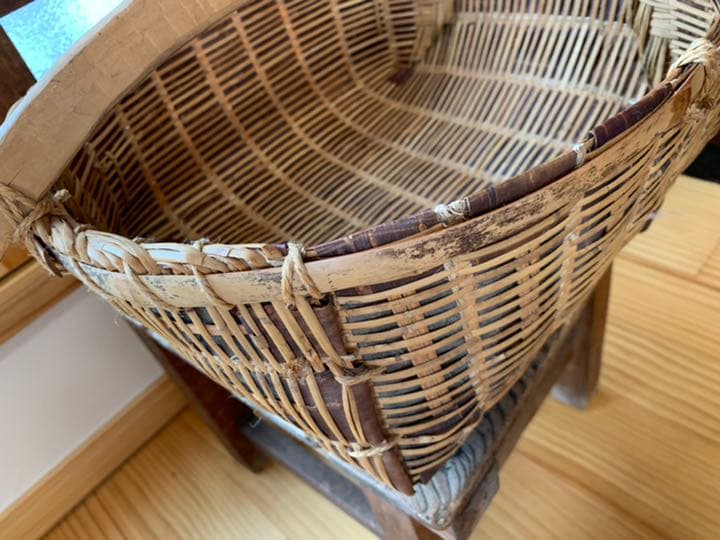 アンティーク　骨董　カゴ