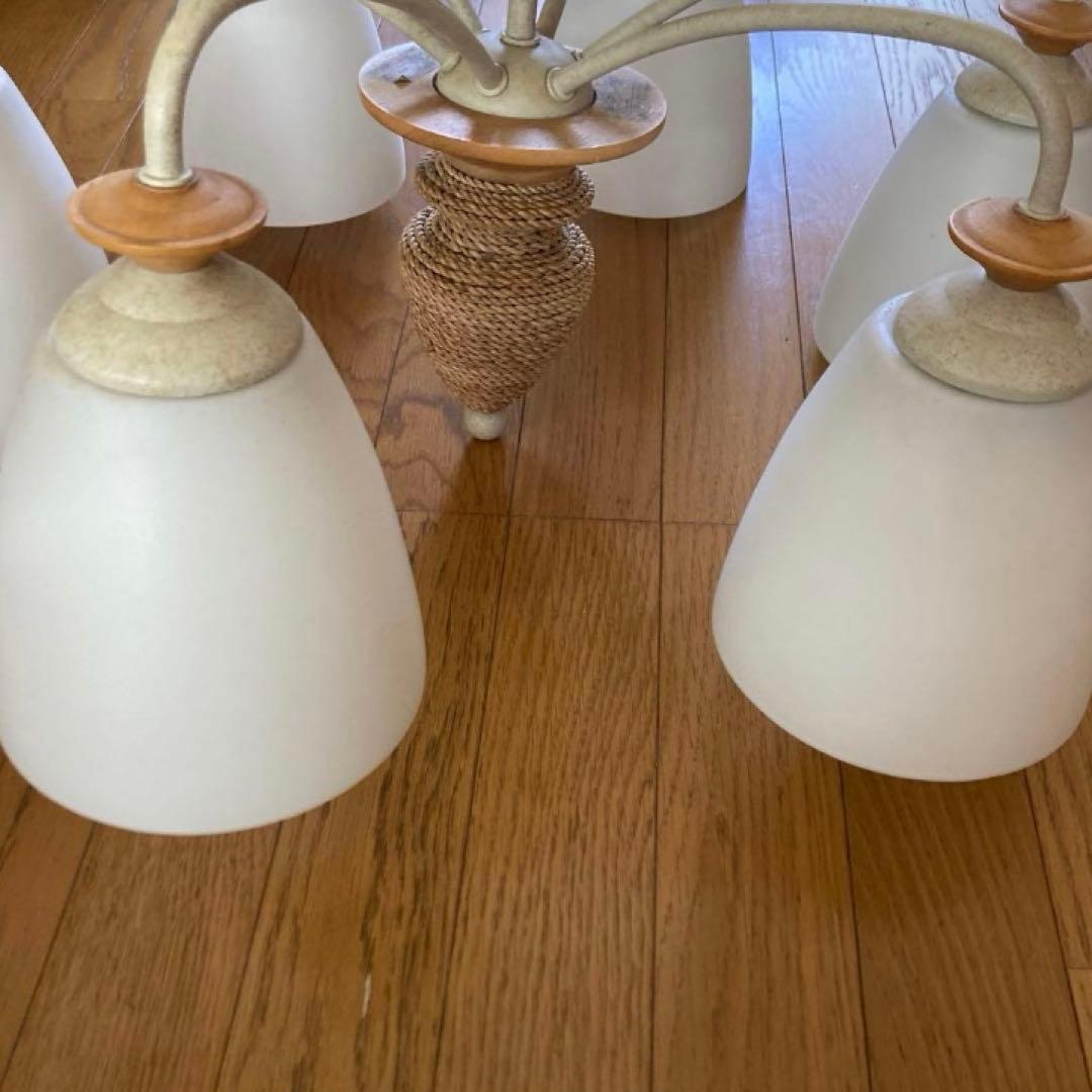 ODELICオーデリック　シャンデリア　ライト　6灯　アンティーク