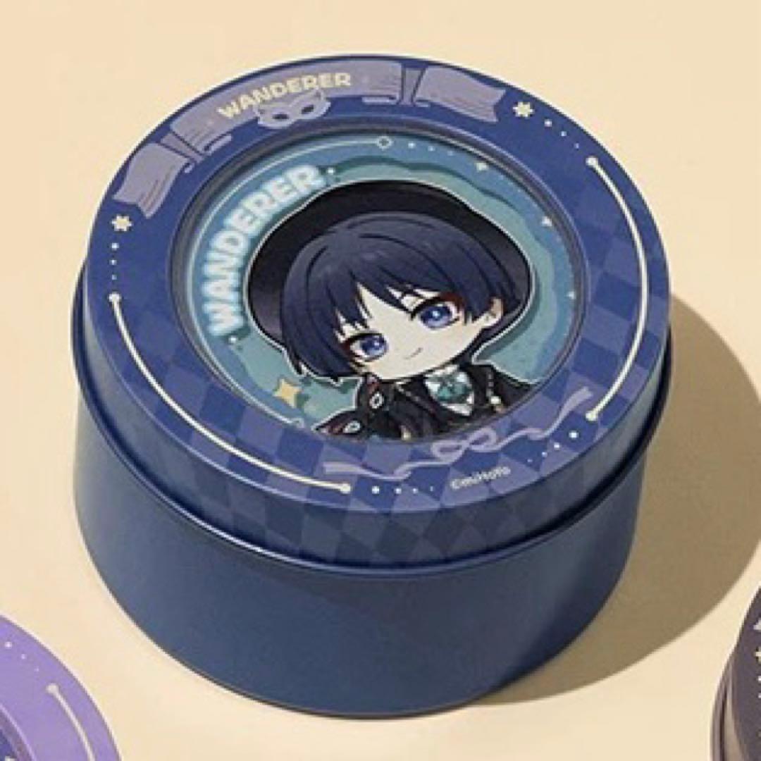 原神FES 食玩 コラボ マシュマロ缶 アクリルマグネット 放浪者 - メルカリ