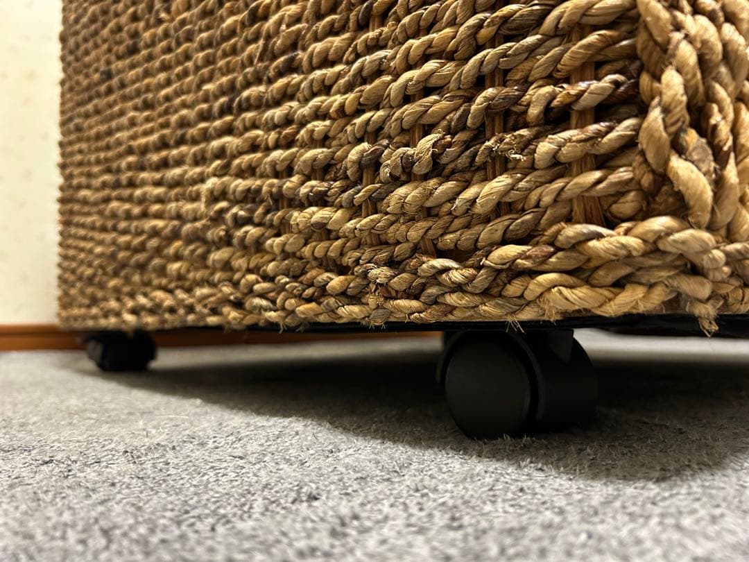 アバカ一人掛けソファ ベージュ