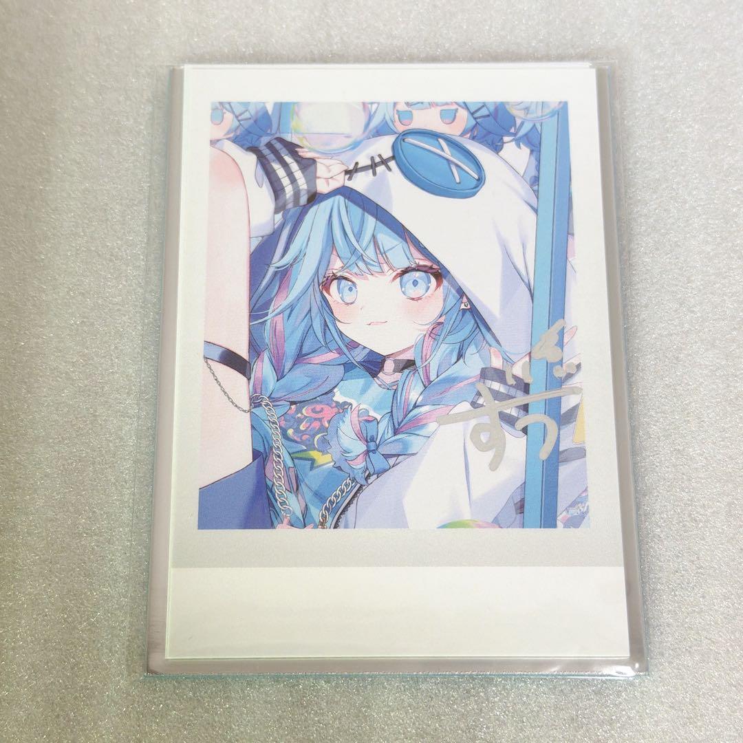 水宮枢 誕生日記念2025 チェキ風ブロマイド 複製サイン ホロライブ