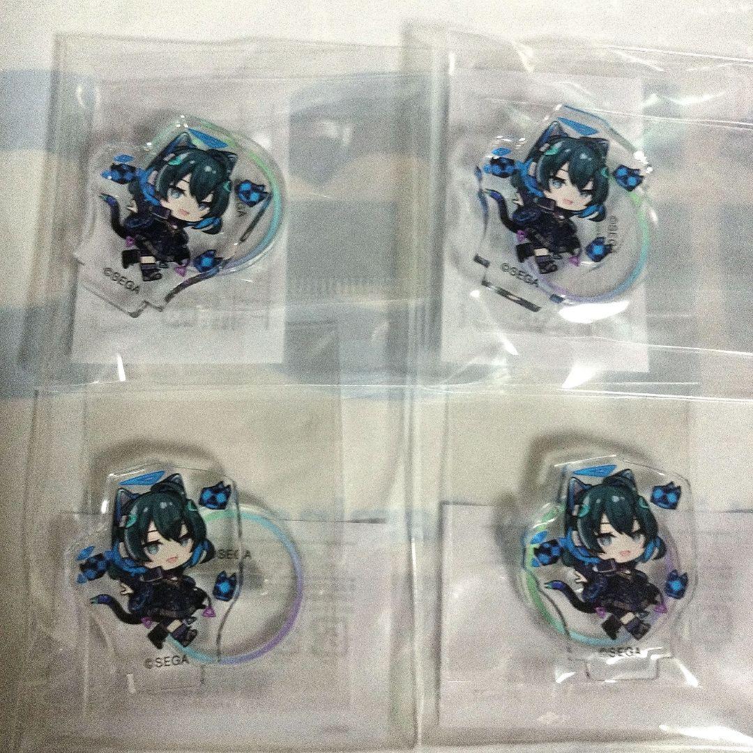 ナイ ちびキャラ ミニアクリルスタンド 4個 チュウニズム オンラインくじ