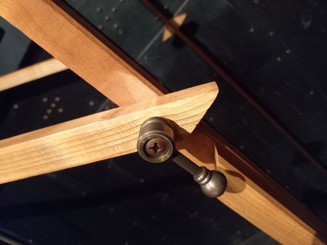 希少　1970's　サンミラー　真鍮　オーク　2WAYデザイン　フレーム　ミラー