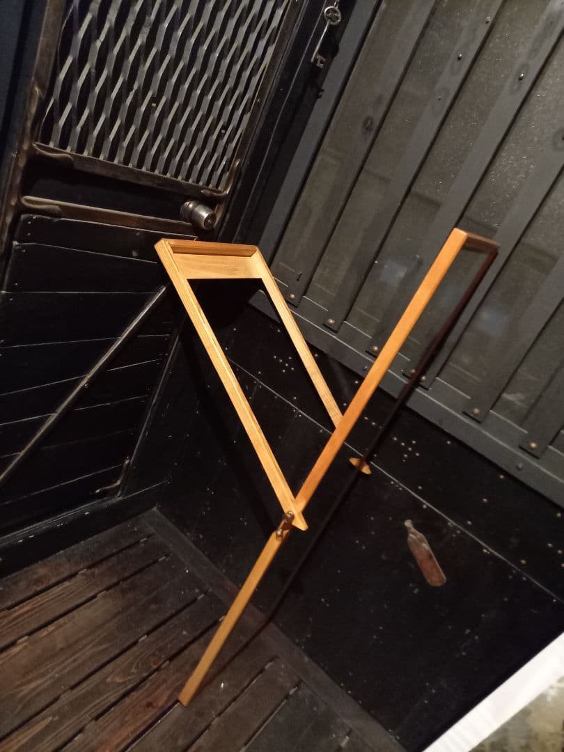 希少　1970's　サンミラー　真鍮　オーク　2WAYデザイン　フレーム　ミラー