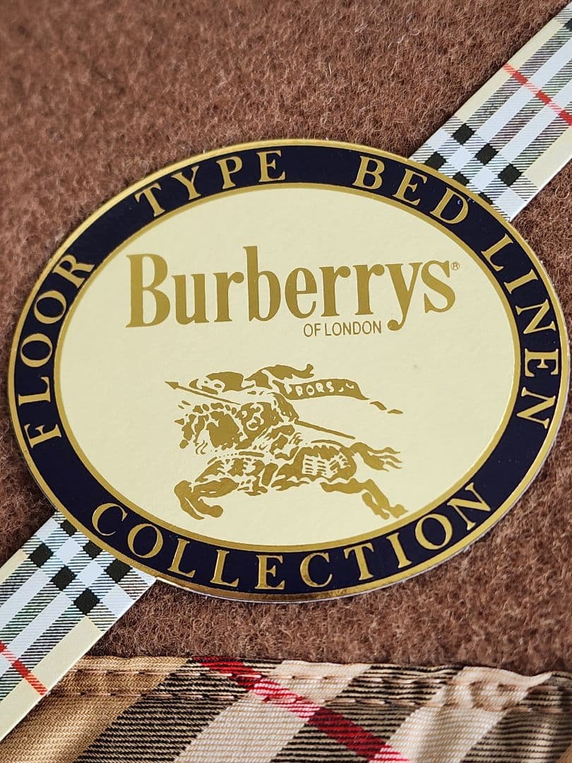 バーバリー 高級 ウール 純毛毛布 140×200cm