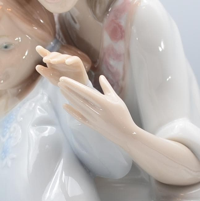 やさしさ　＃1527　★リヤドロ　スペイン　ポーセリン　光沢仕上げ　箱付き　絶版