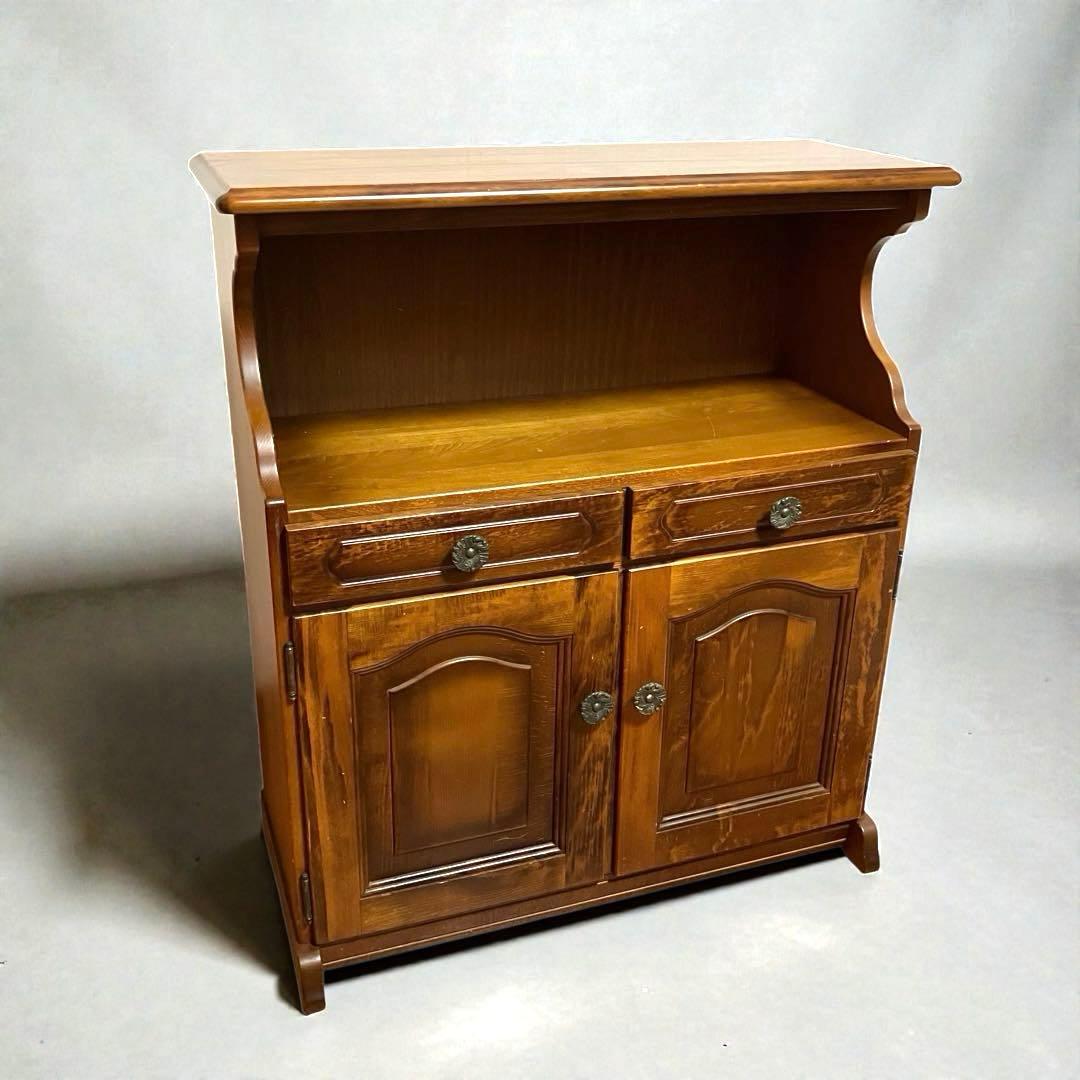 【希少】karimoku コロニアル　カリモク家具　電話台　高級家具