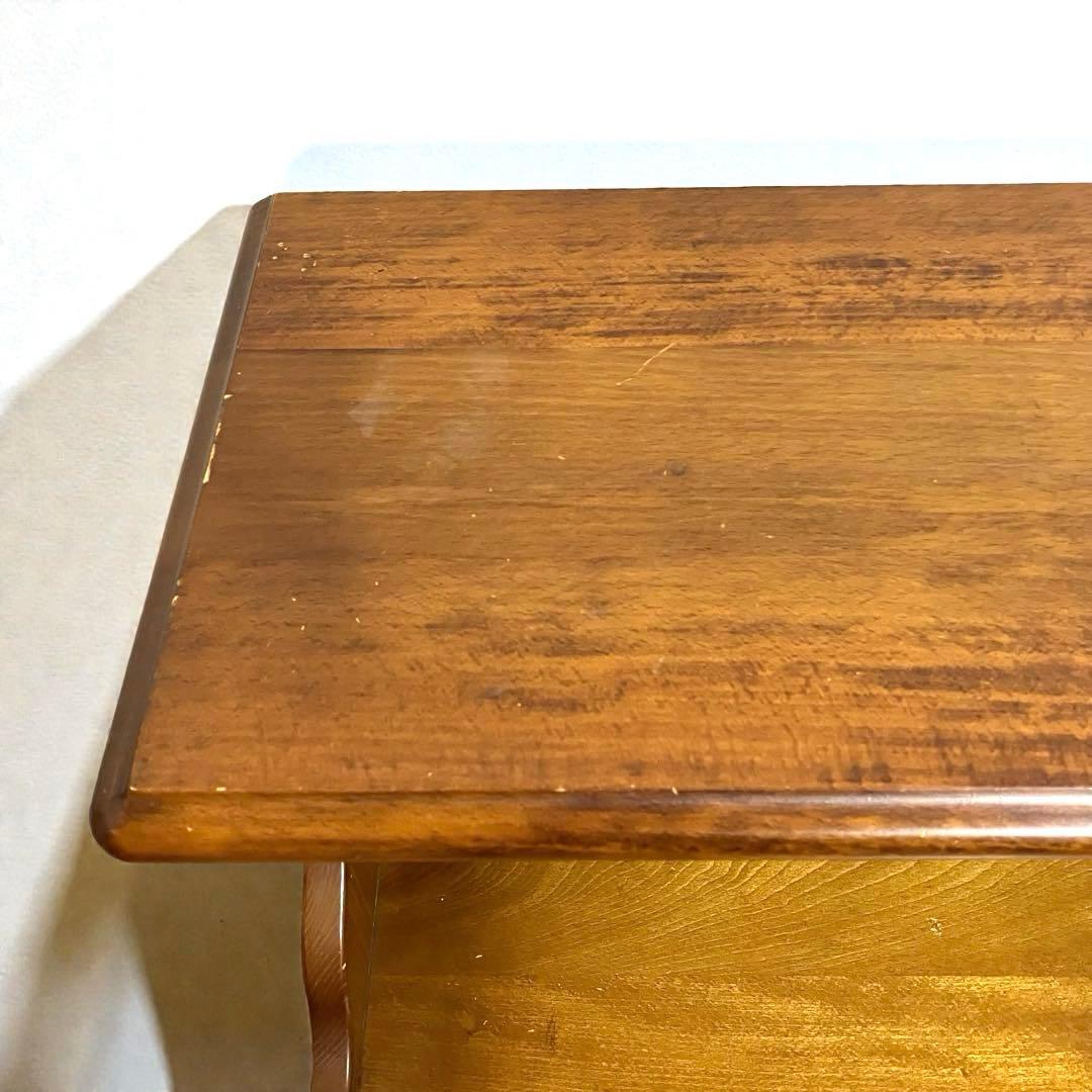 【希少】karimoku コロニアル　カリモク家具　電話台　高級家具