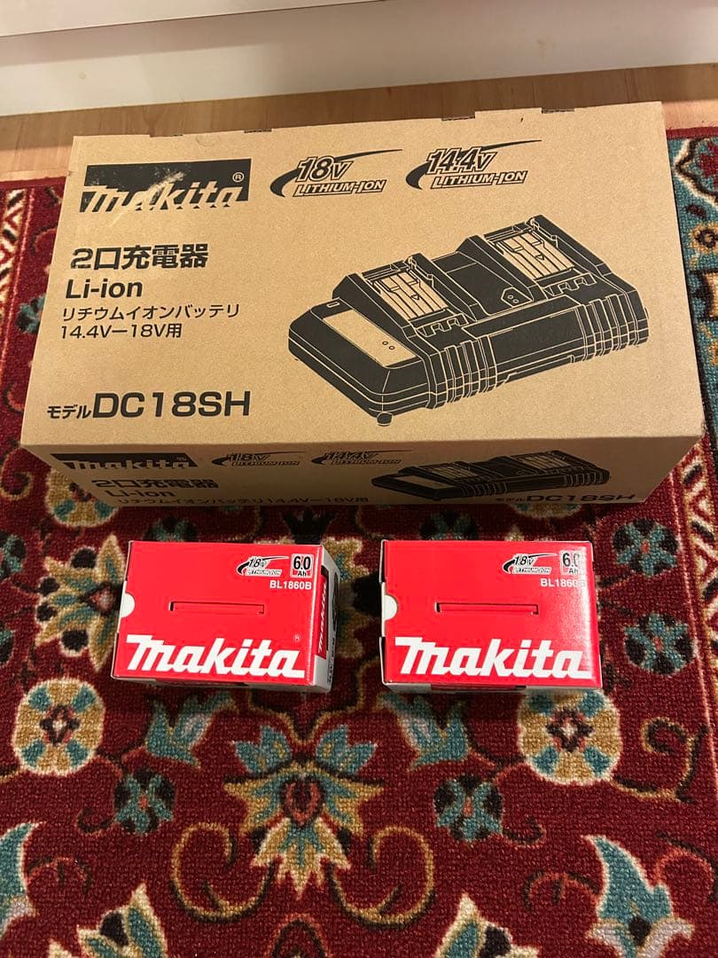 ML810+BL1860Bx2+DC18SH バッテリ2個 急速充電器付セット