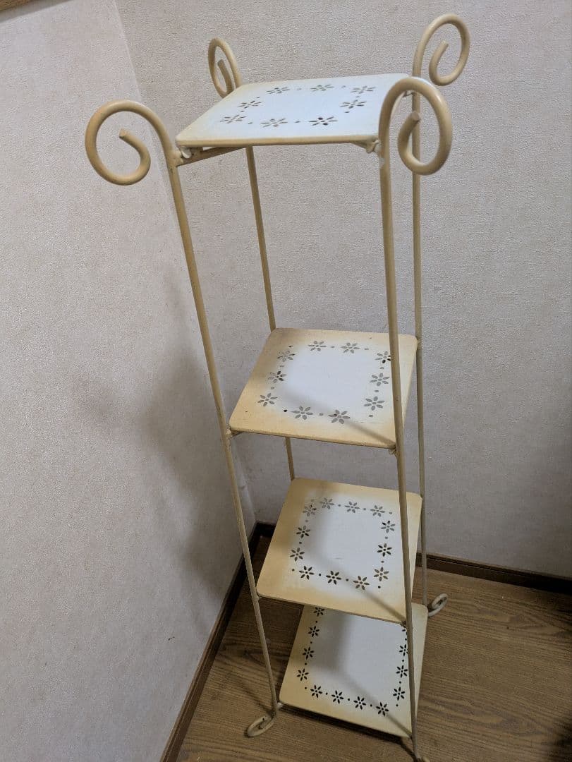 フレンチカントリー4段シェルフ