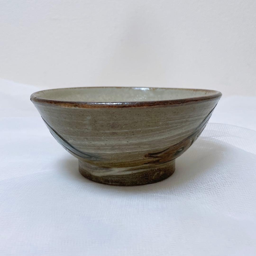 金城次郎 魚文 4寸マカイ 笑魚 壺屋焼 やちむん 沖縄 魚紋 お茶碗 民藝