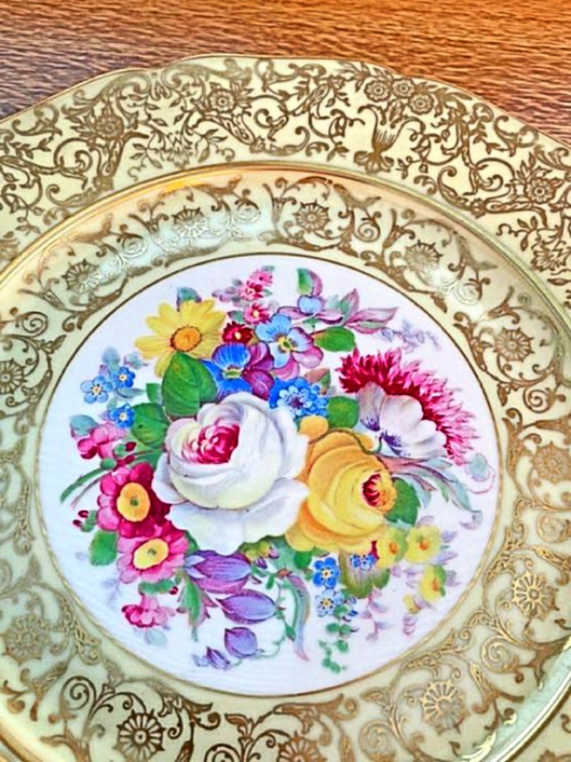 チェコスロバキア製、ニューヨークmay'sのアンテーク大皿8枚再値下げ