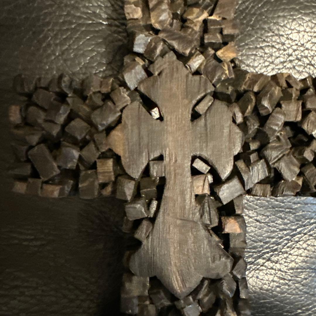 希少CHROME HEARTS エボニー製オーナメントオブジェ ブラウン - メルカリ