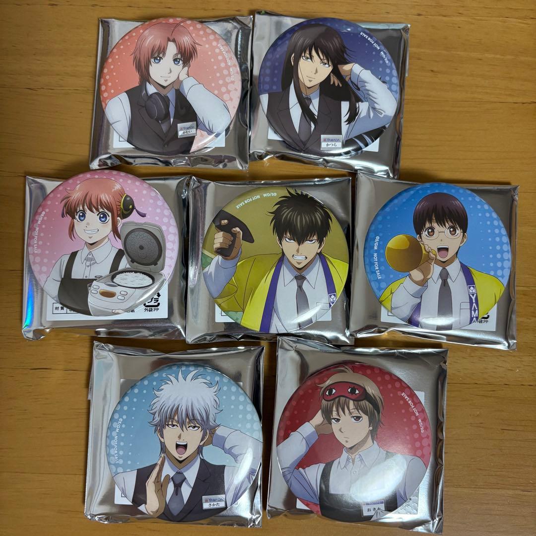 銀魂 ヤマダ電機 YAMADA 限定 特典 缶バッジ 7種セット - メルカリ