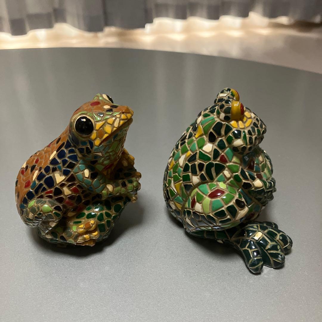 カエル　スペイン　ガウディ　グエル公園