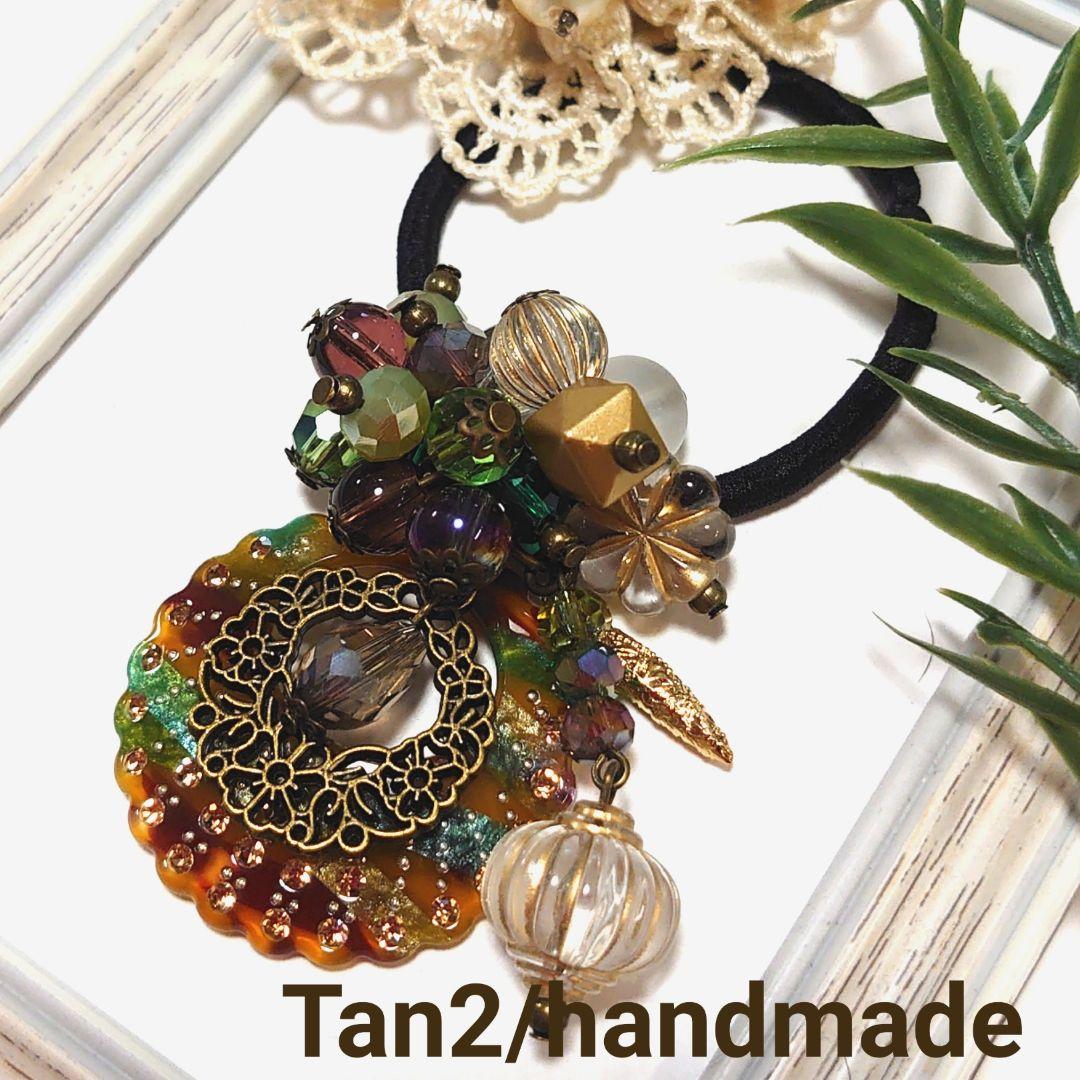 じゃらじゃら  ヘアゴム  カッコ可愛い☆アンティーク古金美✩.*˚