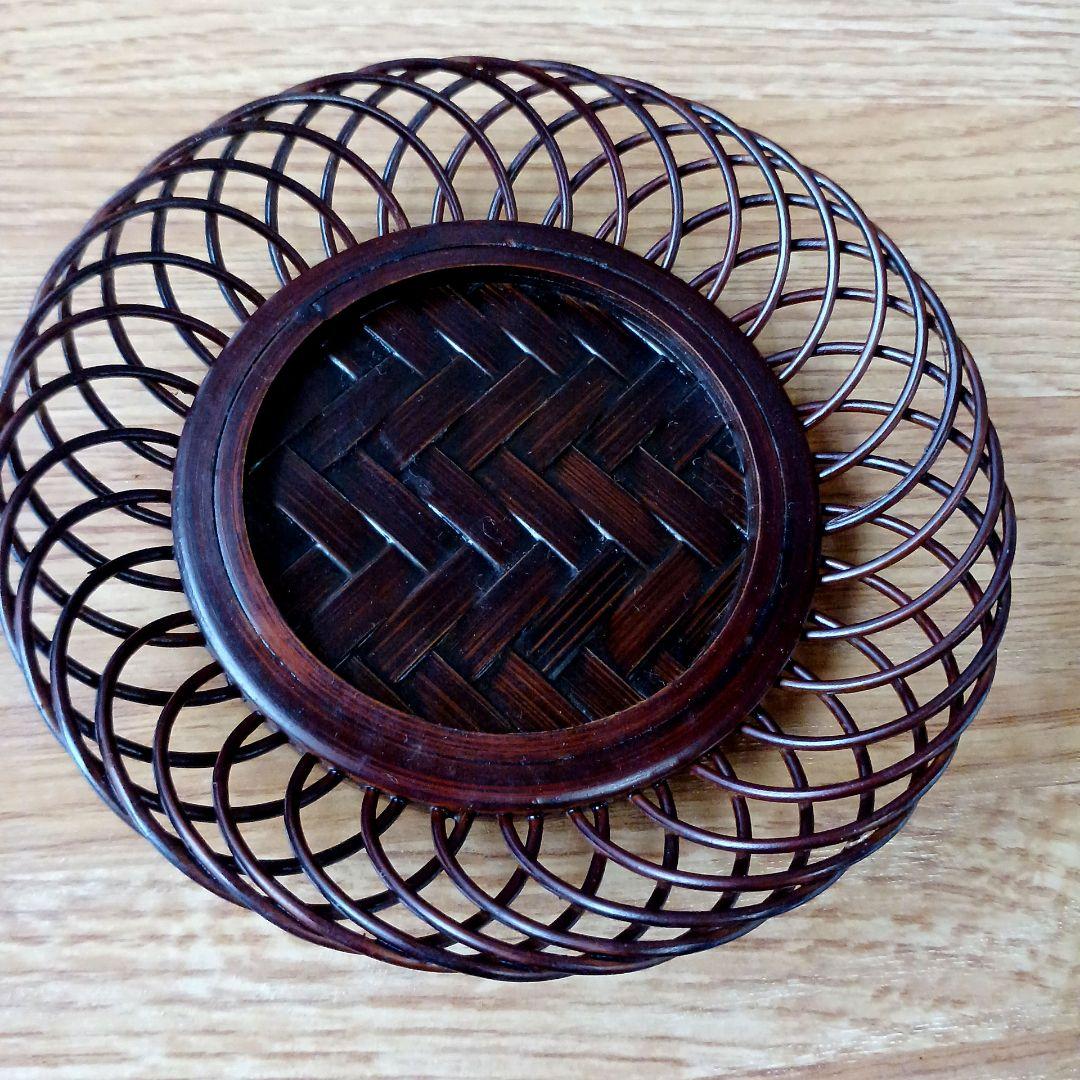 未使用品 夏用 竹茶托 駿河「竹千筋細工」5枚 伝統工芸品 - メルカリ