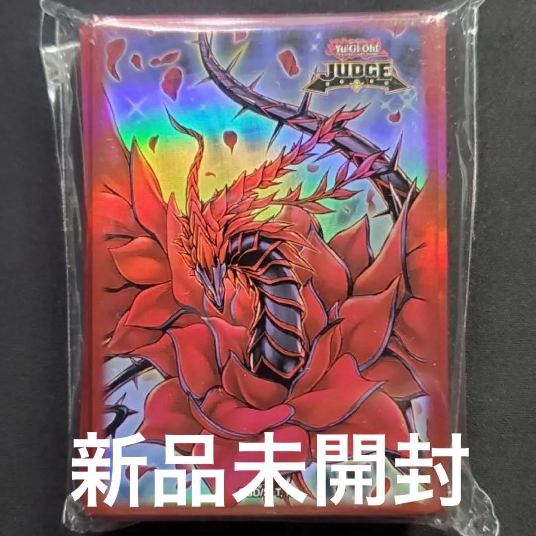 遊戯王 ブラックローズドラゴン スリーブ 新品未開封 JUDGE 80枚 正規