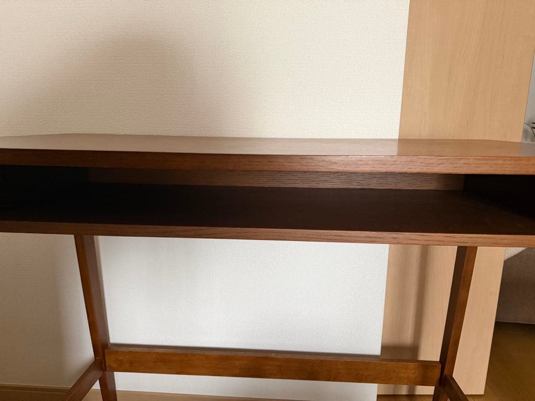 ミッドセンチュリー木製デスク 引き出し付き