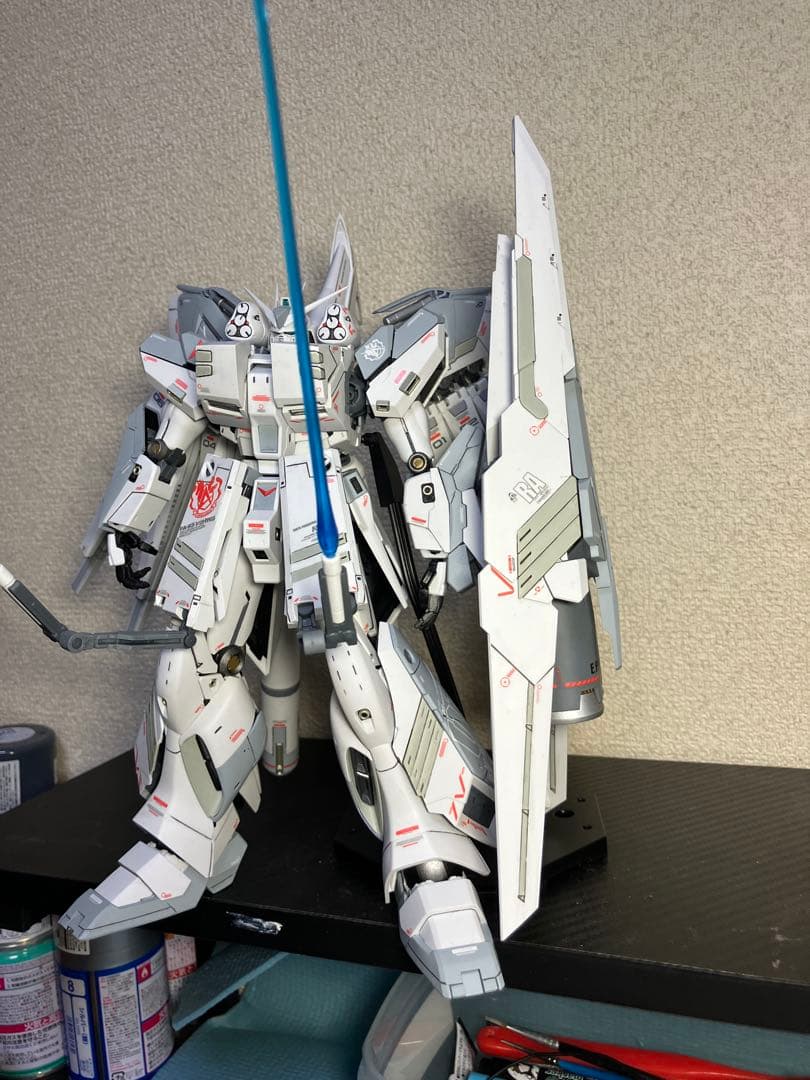 MG hi-νガンダム ver.ka ジャンク 塗装完成品 拡張セット - メルカリ