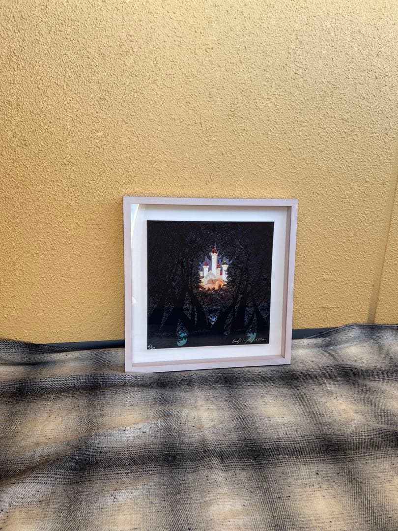 藤城清治 眠りの森のお姫さま版画 作家サイン入り - メルカリ