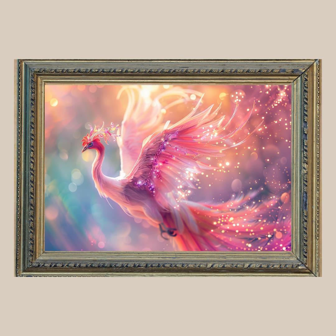 開運•風水•絵画風・ヒーリングアート】✨鳳凰✨No.54 - メルカリ