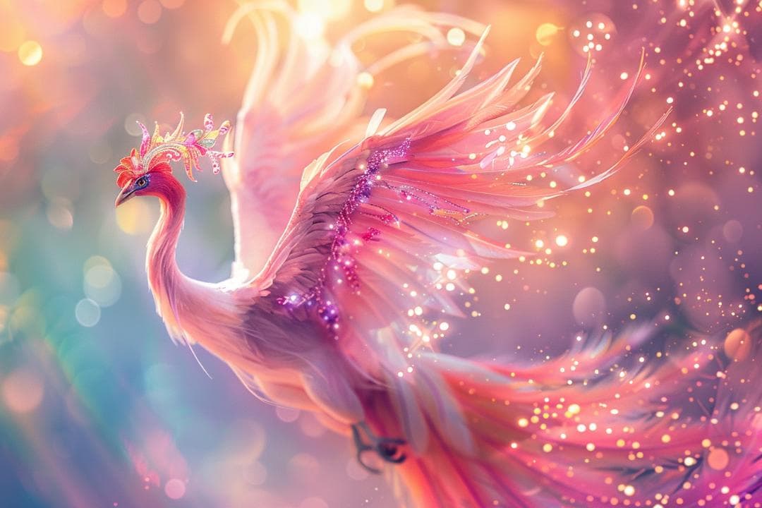 開運•風水•絵画風・ヒーリングアート】✨鳳凰✨No.54 - メルカリ