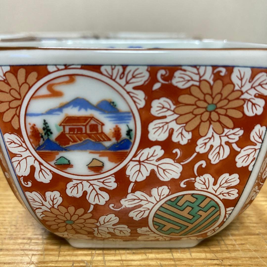 龍峰窯 古伊万里 錦彩古伊万里 小鉢揃 小鉢 深鉢 - メルカリ