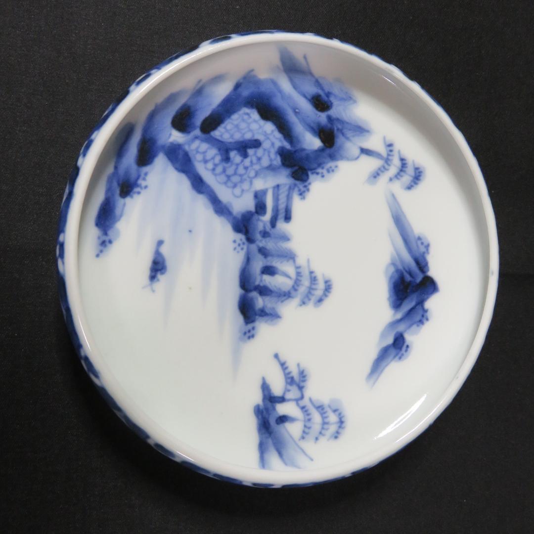 小皿 染付 山水 5枚 手塩皿 鍋島 古伊万里 江戸 変わり縁 - メルカリ