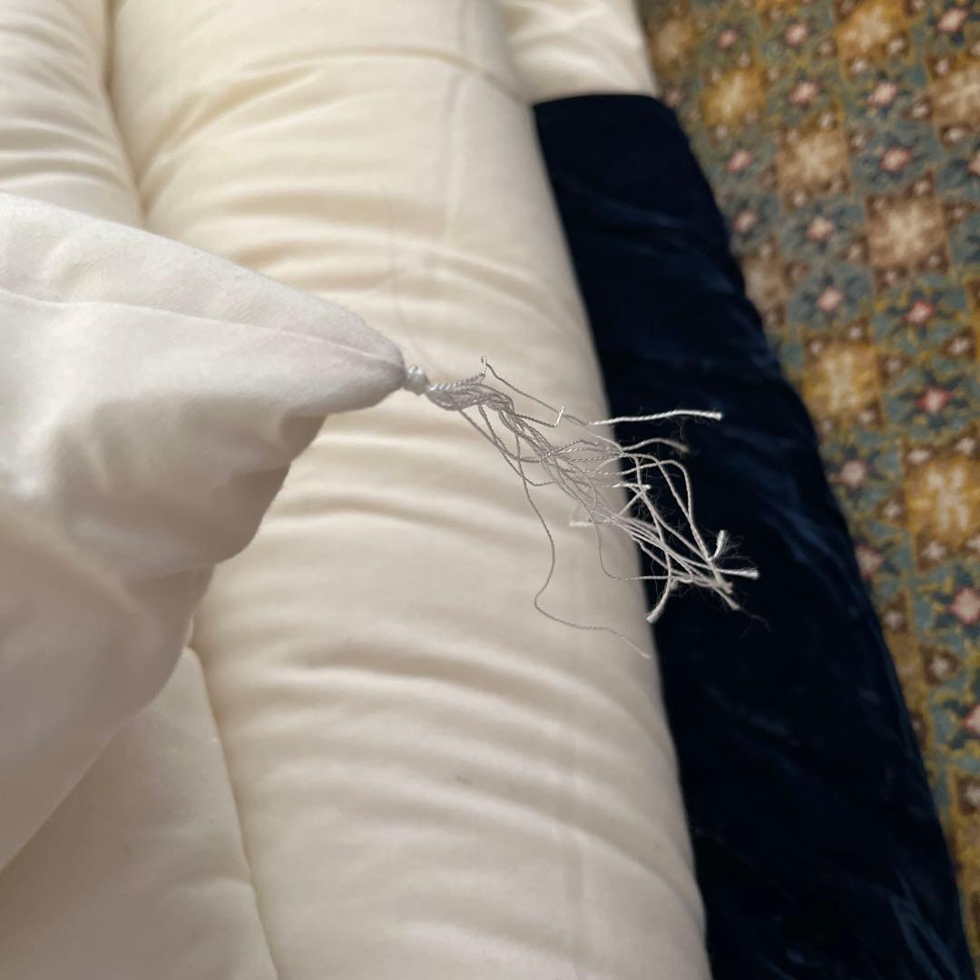 婚礼オーダー品質、高級真綿花柄掛け布団 シングルサイズ