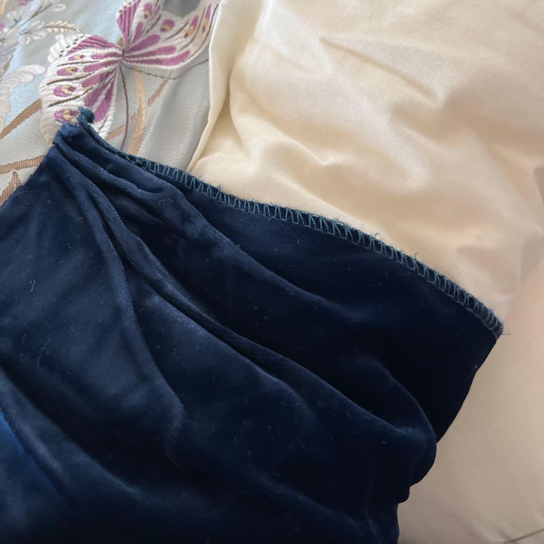 婚礼オーダー品質、高級真綿花柄掛け布団 シングルサイズ