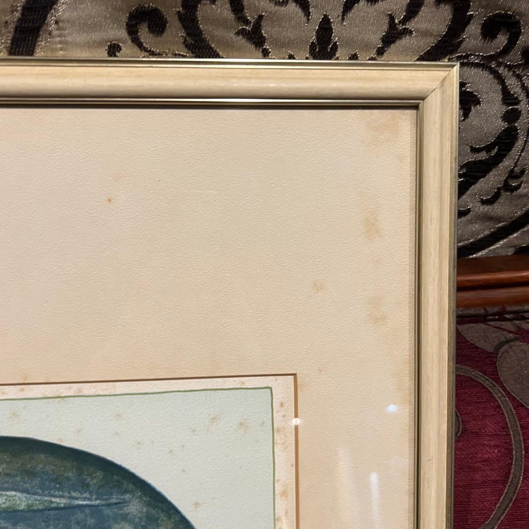 杉山有　リトグラフ　菊　4/50 Sugiyamayu