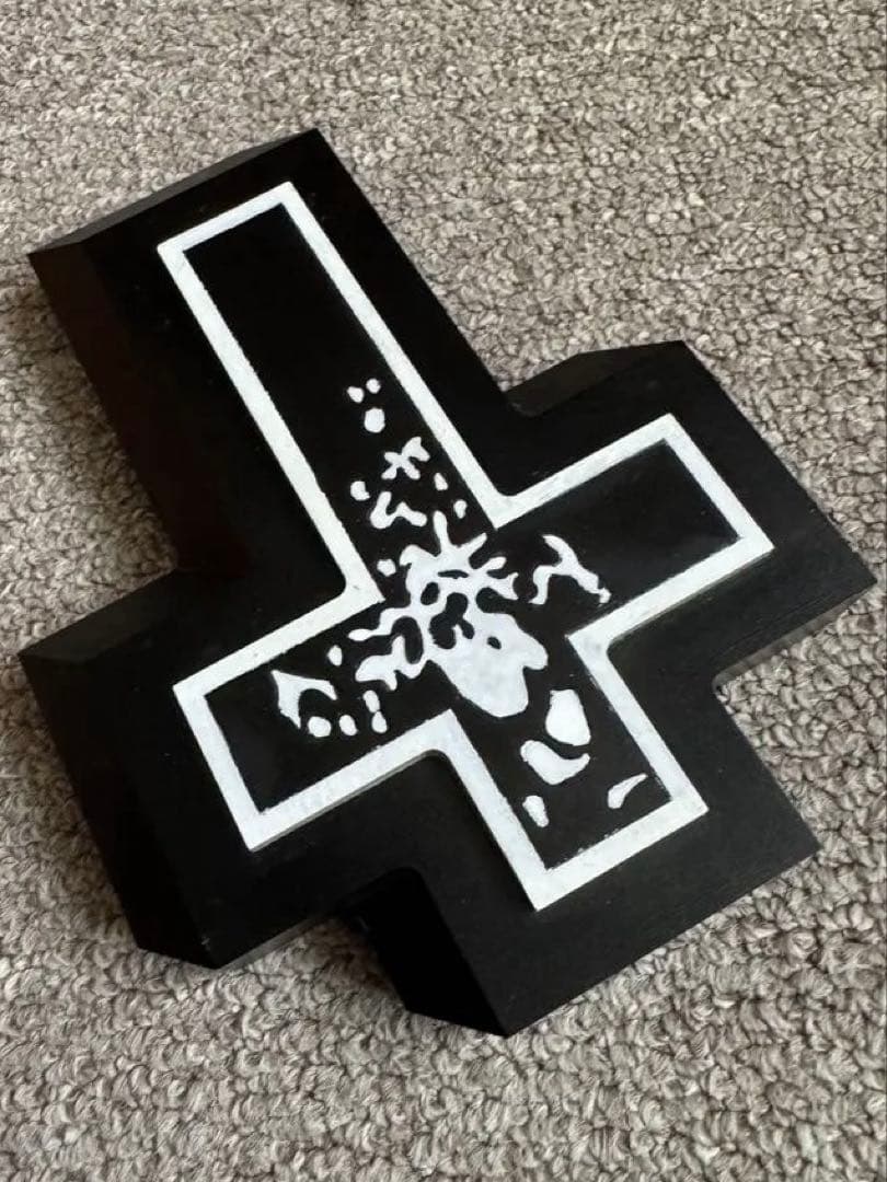 ハンドメイド 十字架 クロス 文鎮 インテリアに