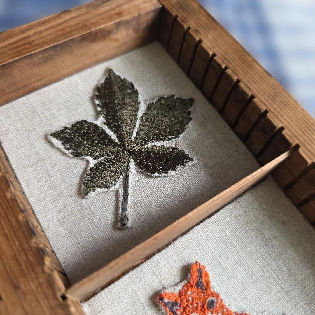 ❁ハンドメイドになります❁ Antique Art Tray Box