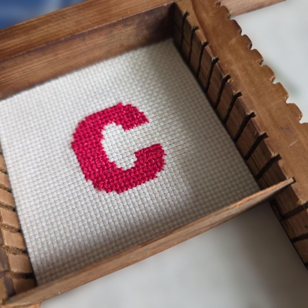 ❁ハンドメイドになります❁ Antique Art Tray Box