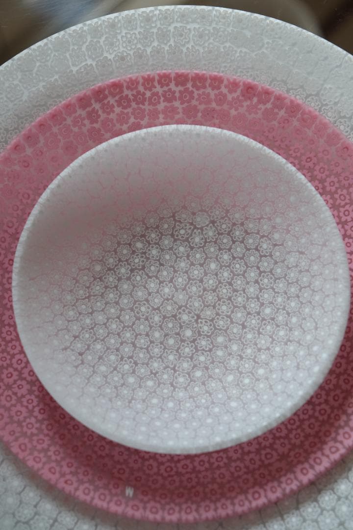 ミルフィオリ エルコーレモレッティ プレート 作家 黒木国昭/藤田喬平/田子美紀