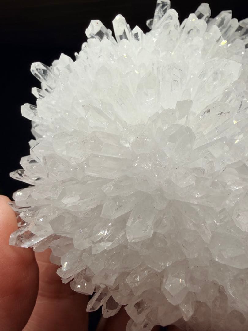 希少☆癒し系☆菊花水晶クラスター ☆キラキラ✨パワーストーン　置物