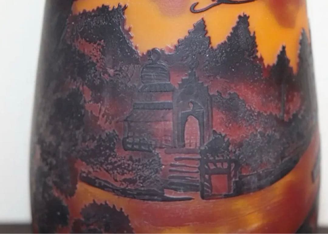 ガレガラス カワセミ紋瓶 送料込み0623 - メルカリ