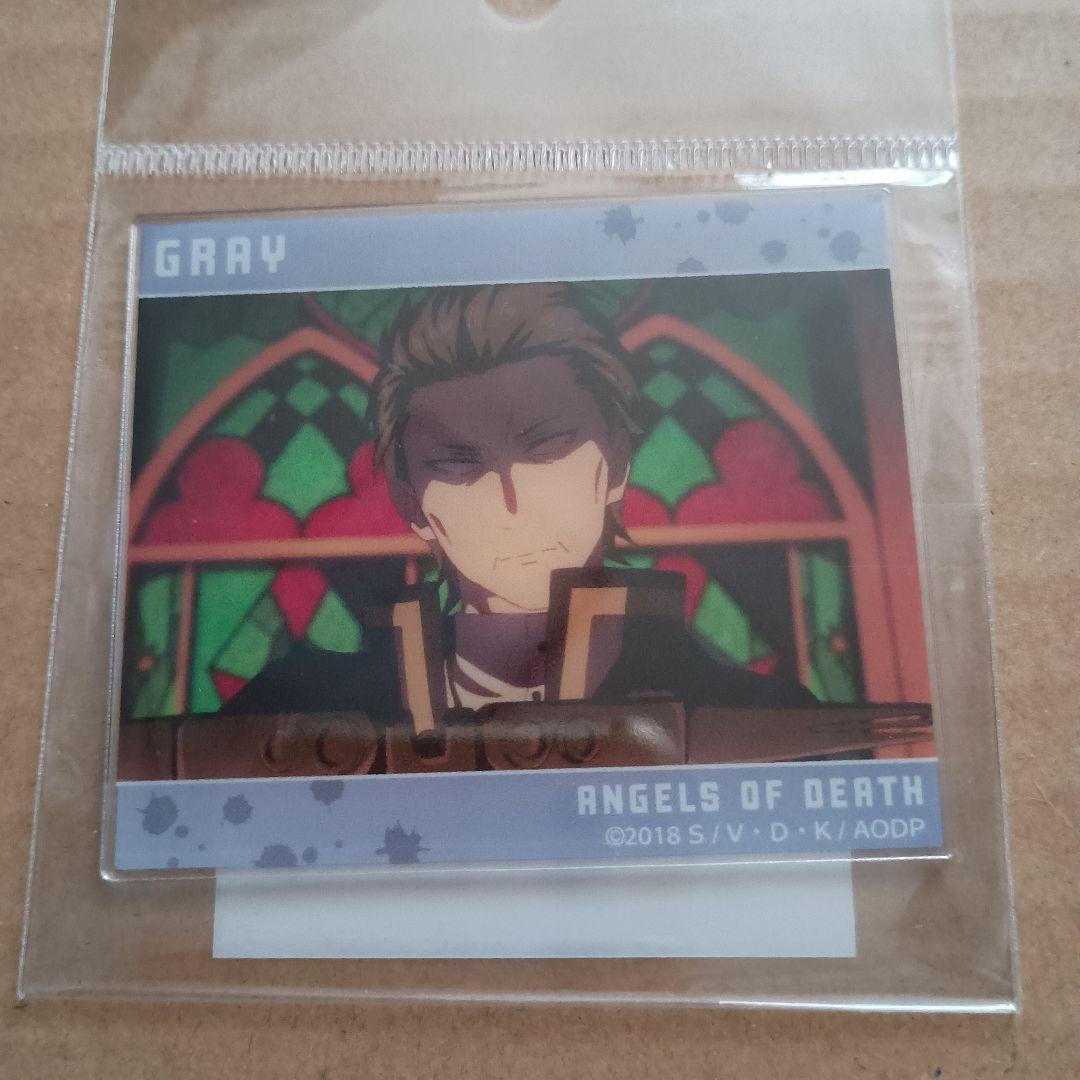 殺戮の天使 さつてん 缶バッチ　アクリルカード　ザック　レイチェル　グレイ