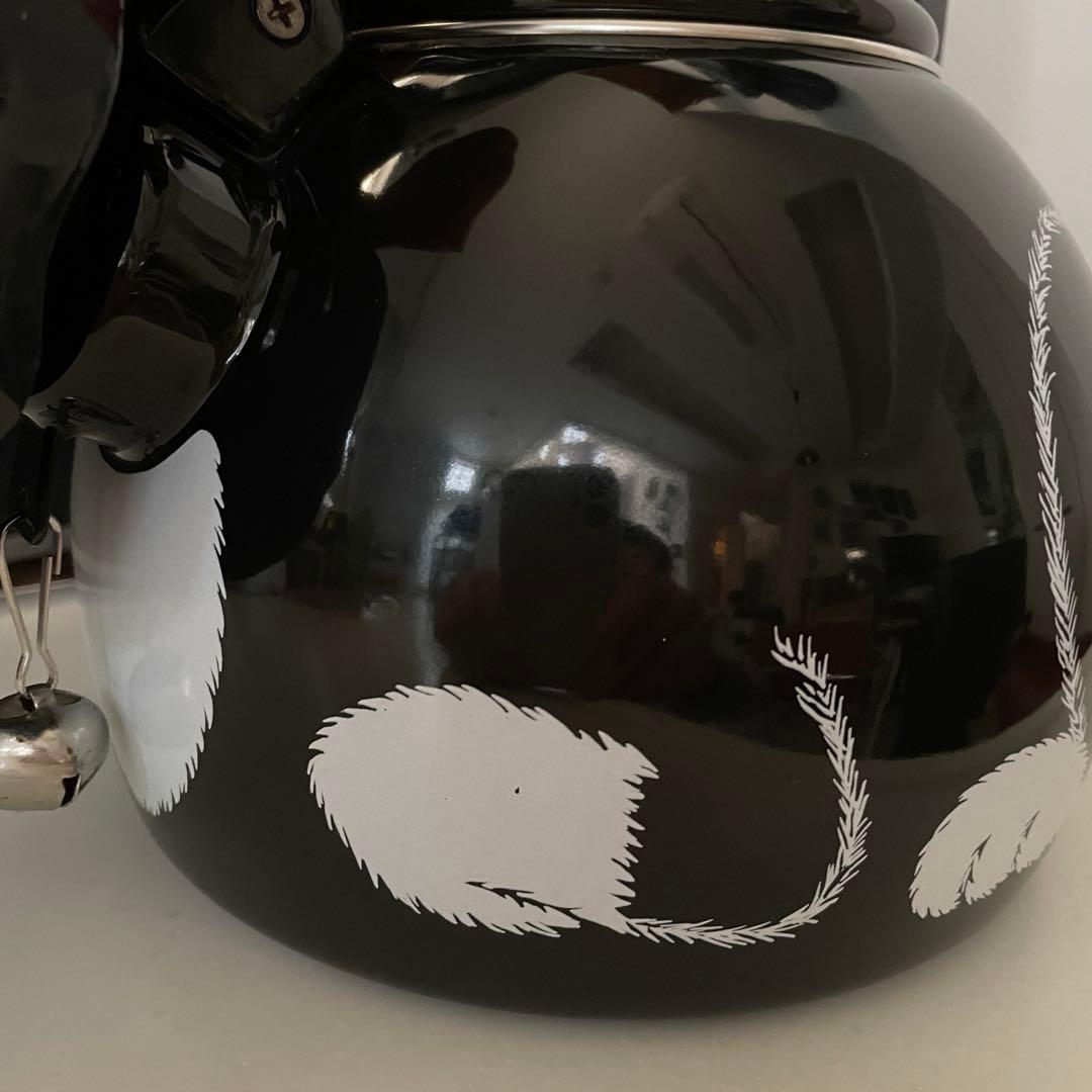 ☆未使用•レア☆ホイッスルケトル 猫型笛吹やかん/タキシードキャット☆