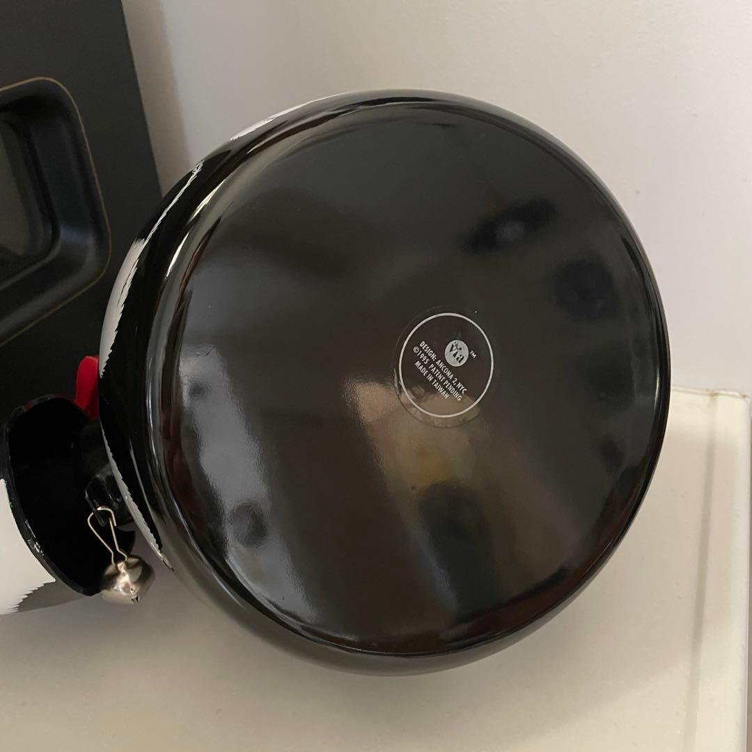 ☆未使用•レア☆ホイッスルケトル 猫型笛吹やかん/タキシードキャット☆