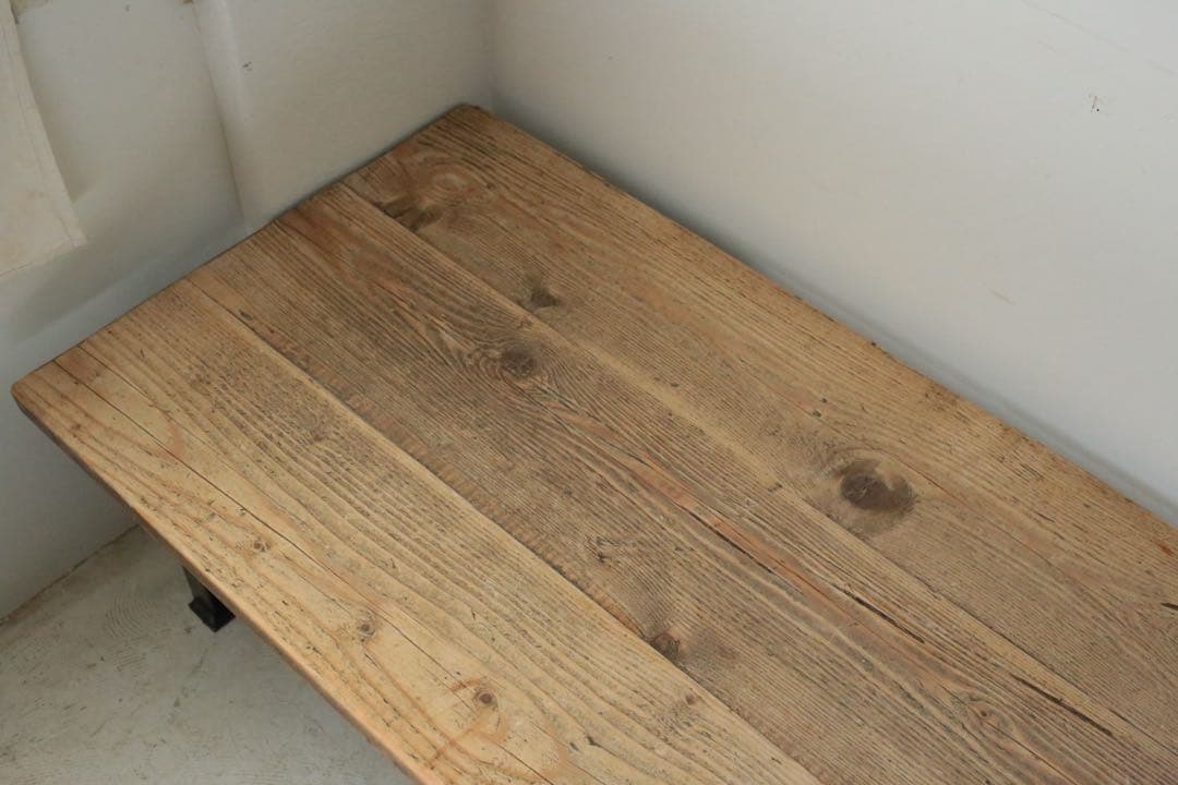 ヴィンテージ　アイアン　ローテーブル　ベンチ