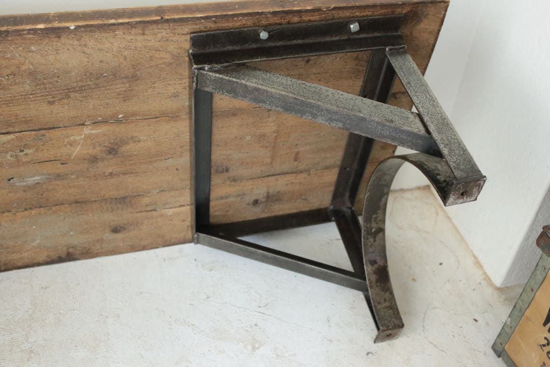 ヴィンテージ　アイアン　ローテーブル　ベンチ