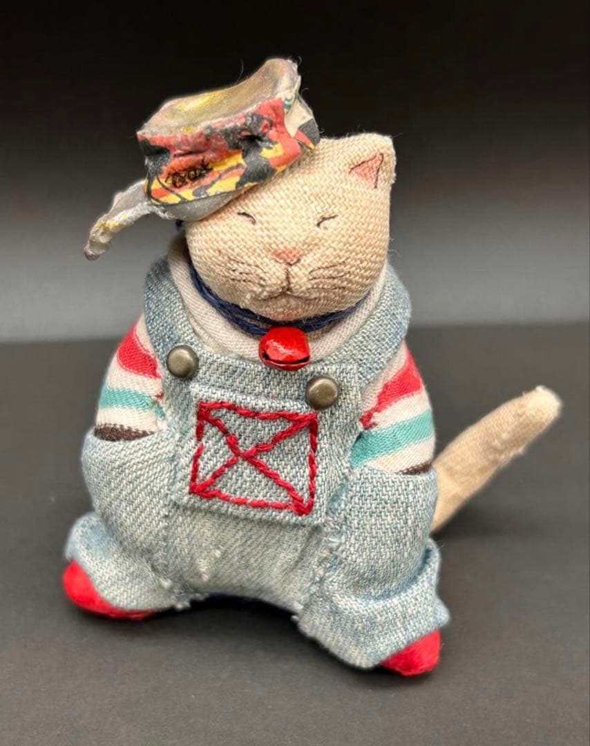 【希少】 千里　作　猫　置物　作家もの　千里猫　　かわいい　入手困難