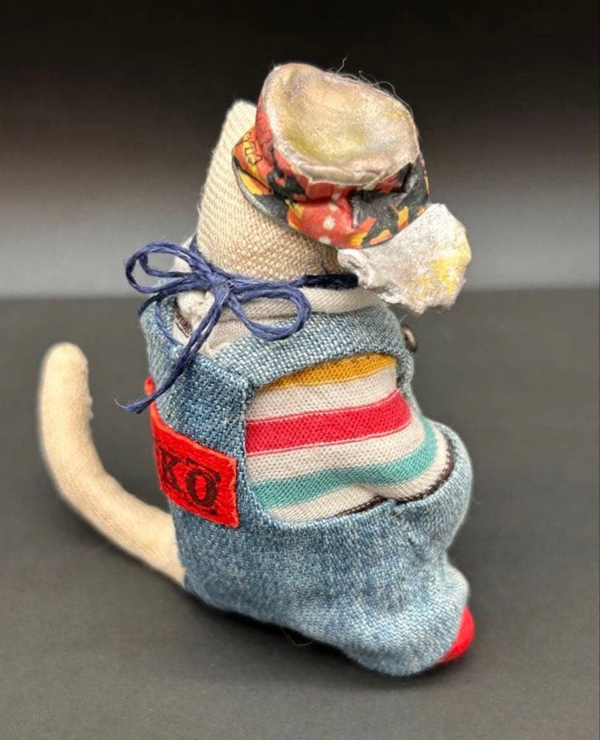 【希少】 千里　作　猫　置物　作家もの　千里猫　　かわいい　入手困難