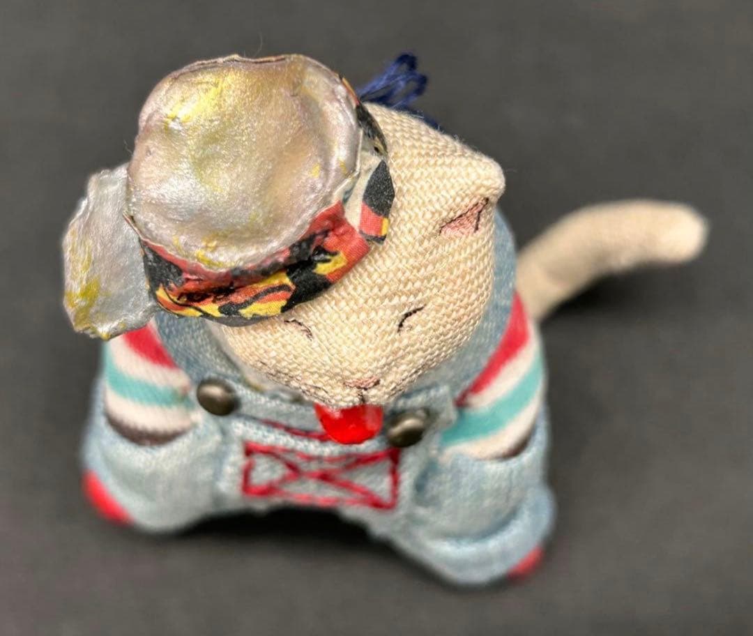 【希少】 千里　作　猫　置物　作家もの　千里猫　　かわいい　入手困難